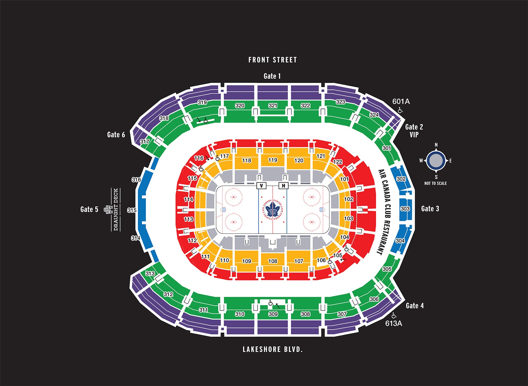 Air Canada Centre Leafs Game Seating Chart